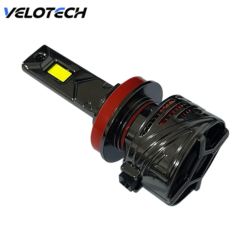 

Светодиодный 6500K KM8 Стиль 70 Вт Карбитая фара Супер яркая двойная медная трубка Регулируемая мощность Холодный белый свет Высокий и ближний свет H4