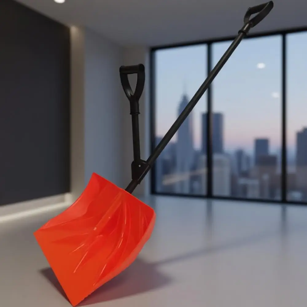 

Прочная съемная лопата с вспомогательной рукояткой и D-образной рукояткой для подъездных дорог, дома и кемпинга