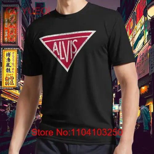 Alvis Retro British Car Company Logo Badge T-Shirt Funny Logo Tee Men's T-Shirt