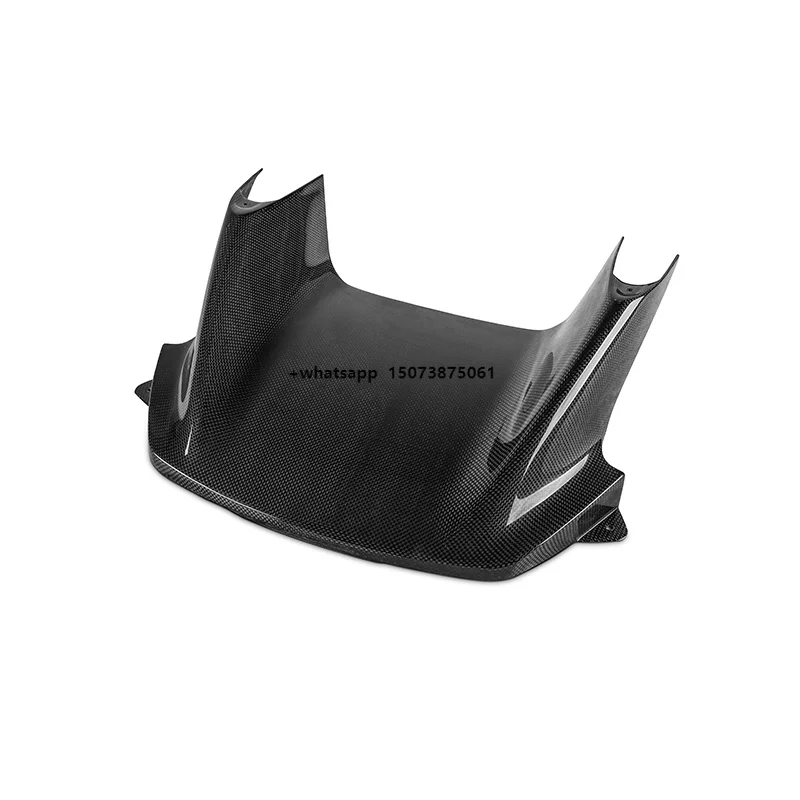 OEM Style Dry Carbon Fiber Car Parts Front Bumper Center Lip for SF90 2019-2022 Carbon Center Lip