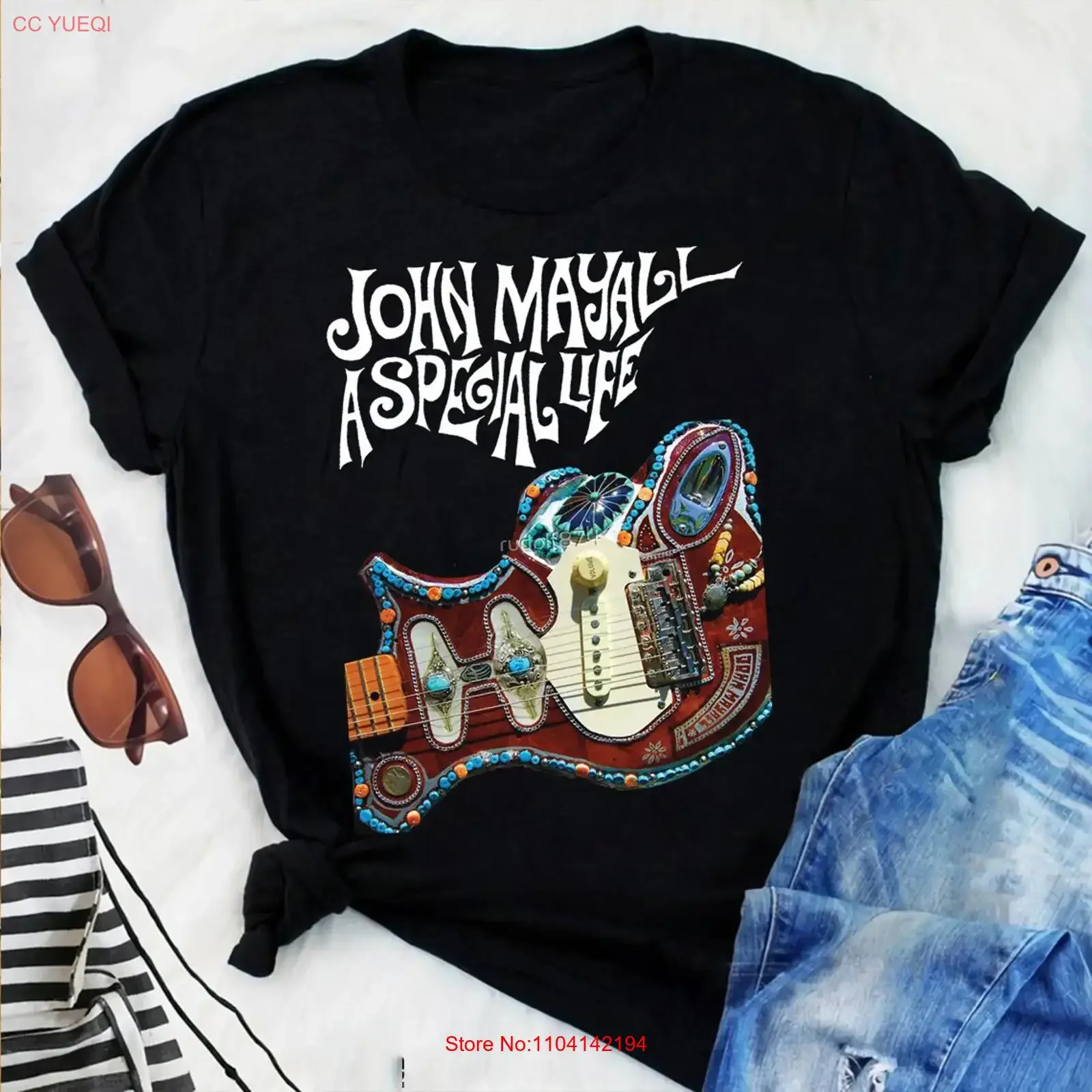 Vintage John Mayall Tour Essential T Shirt All Size S to 5XL vintage Washed Top For Everyday Wear designer clothes Breathable