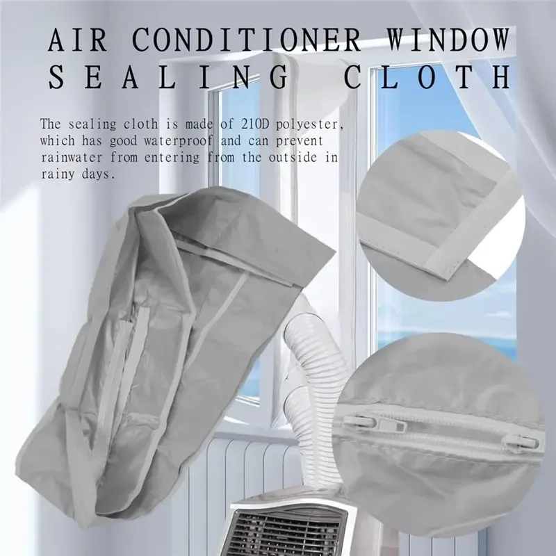N85R-Portable Air Conditioner Window Seal Kit For Enhanced Cooling Efficiency