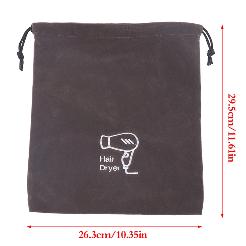 1Pc Hair Dryer Pouch Practical Drawstring Pouch Hair Dryer Bag Storage Bag