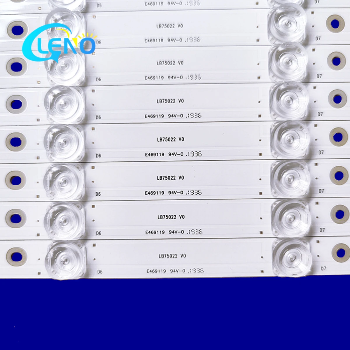 

100% New 20pcs/Kit LED Strips JL.D75091330-003CS-M for SHARP LC75Q7570U LC75Q7000U H75A6600 H75A6600IL LED75M5000U HD750M7U21