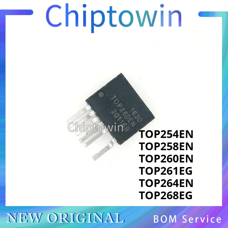 5/50/500 pcs TOP254EN TOP258EN TOP260EN TOP261EN TOP264EN TOP268EG eSIP-7 Power IC Original In Stock W7