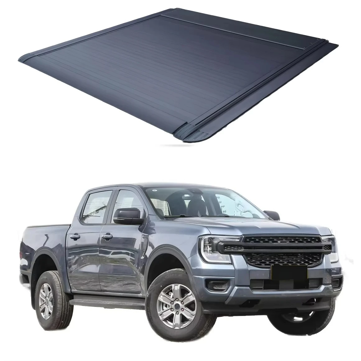 

Aluminum Retractable Roller Shutter Electric Tonneau Cover for Pickup Truck Waterproof Accessory for Roll Silverado