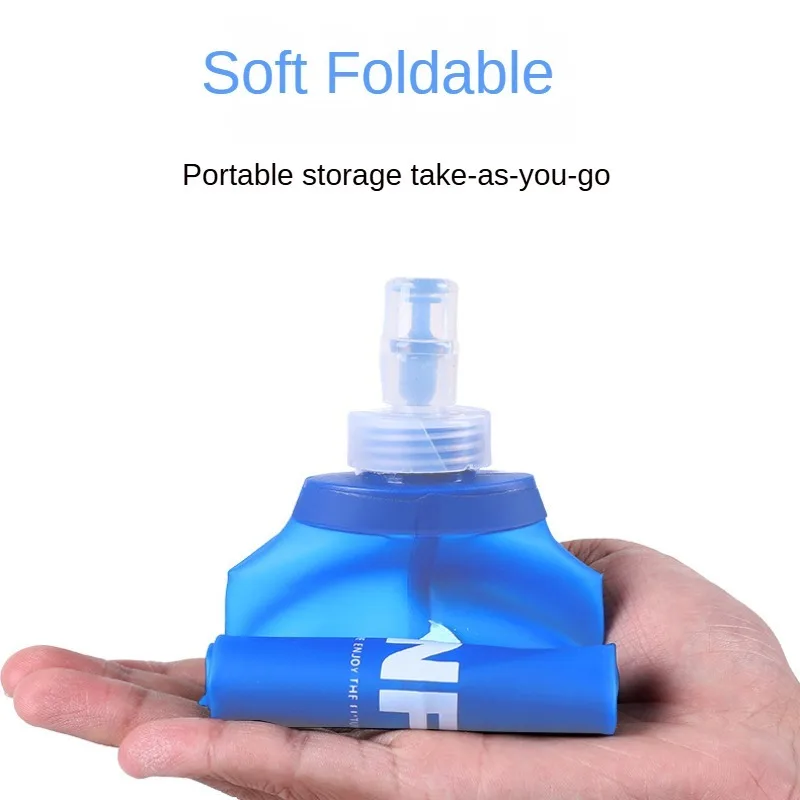 500ML TPU Outdoor Sport Bottle Folding Soft Flask Portable Water Bottle For Suitable Running Camping Hiking #3