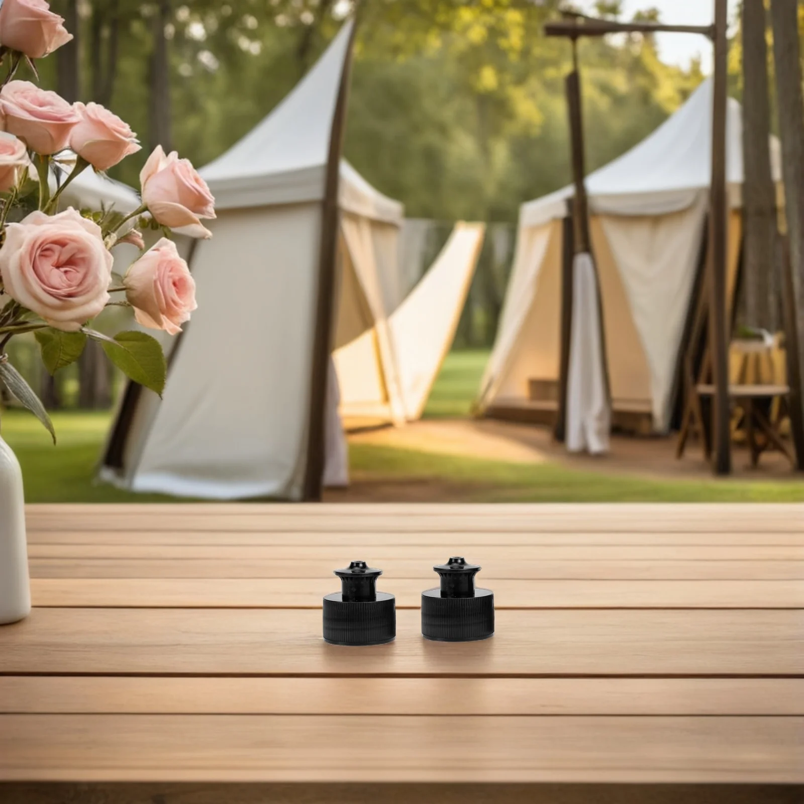 

20pcs Sports Pull Cap Replacement Leakproof Reusable Water Bottle Lid Portable Screw Top For Camping Hiking Outdoor Fitness