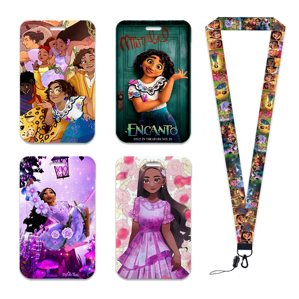 

Disney Encanto Lanyard for Key ID Card Mobile Phone Straps USB Badge Holder DIY Neck Strap Hang Rope Lariat Lanyard