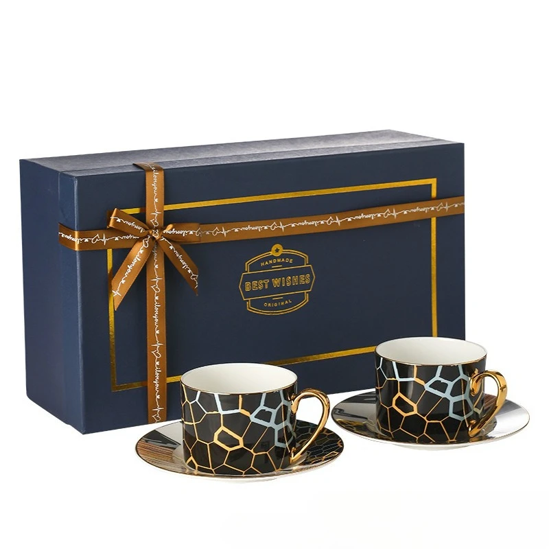 

Coffee cup ceramics high-end exquisite high-value niche ladies afternoon tea teacup saucer set advanced retro