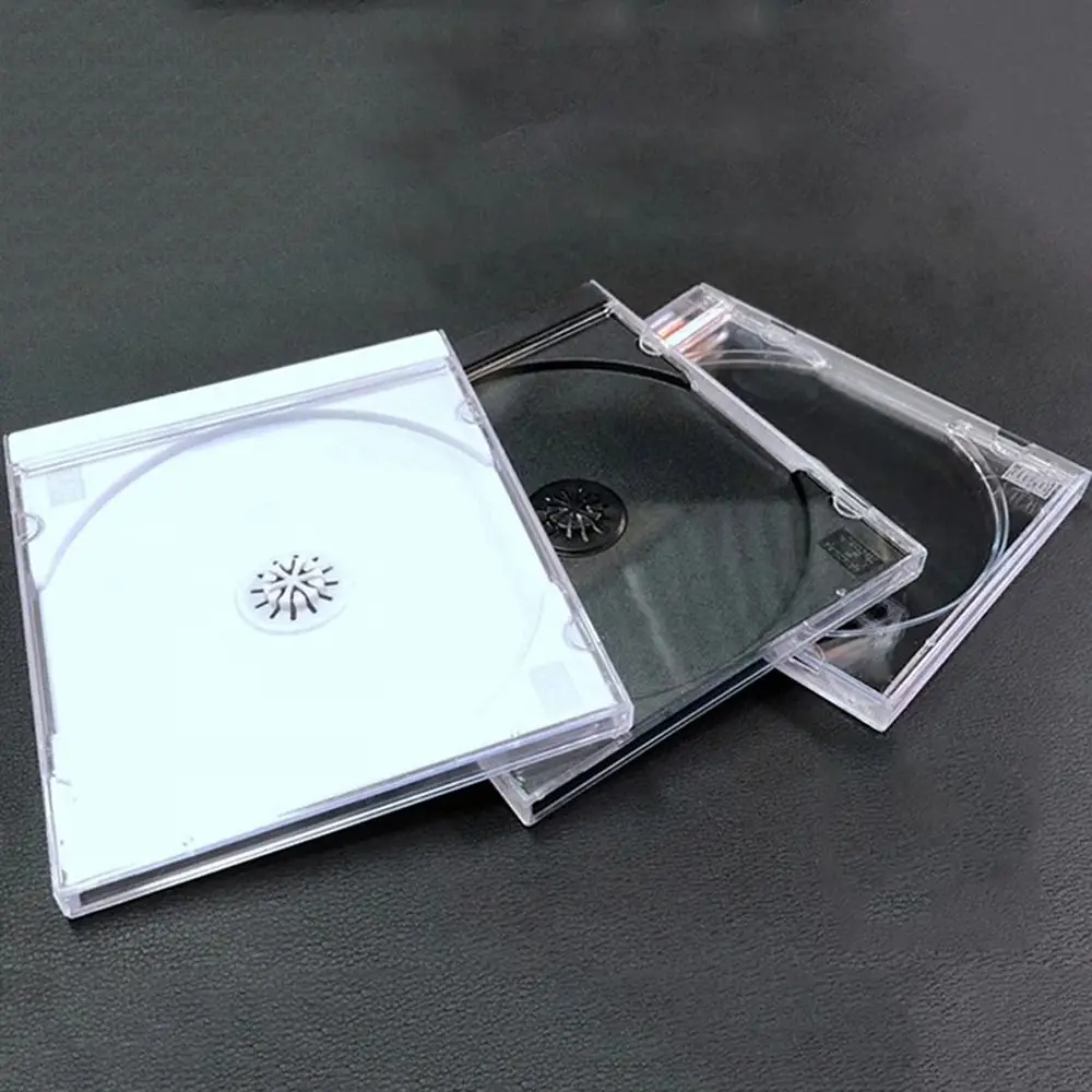 Household Translucency CD Protective Case Dust Protection Anti-scratch Disc CD Box Empty Clear Single Disc Storage Package Case