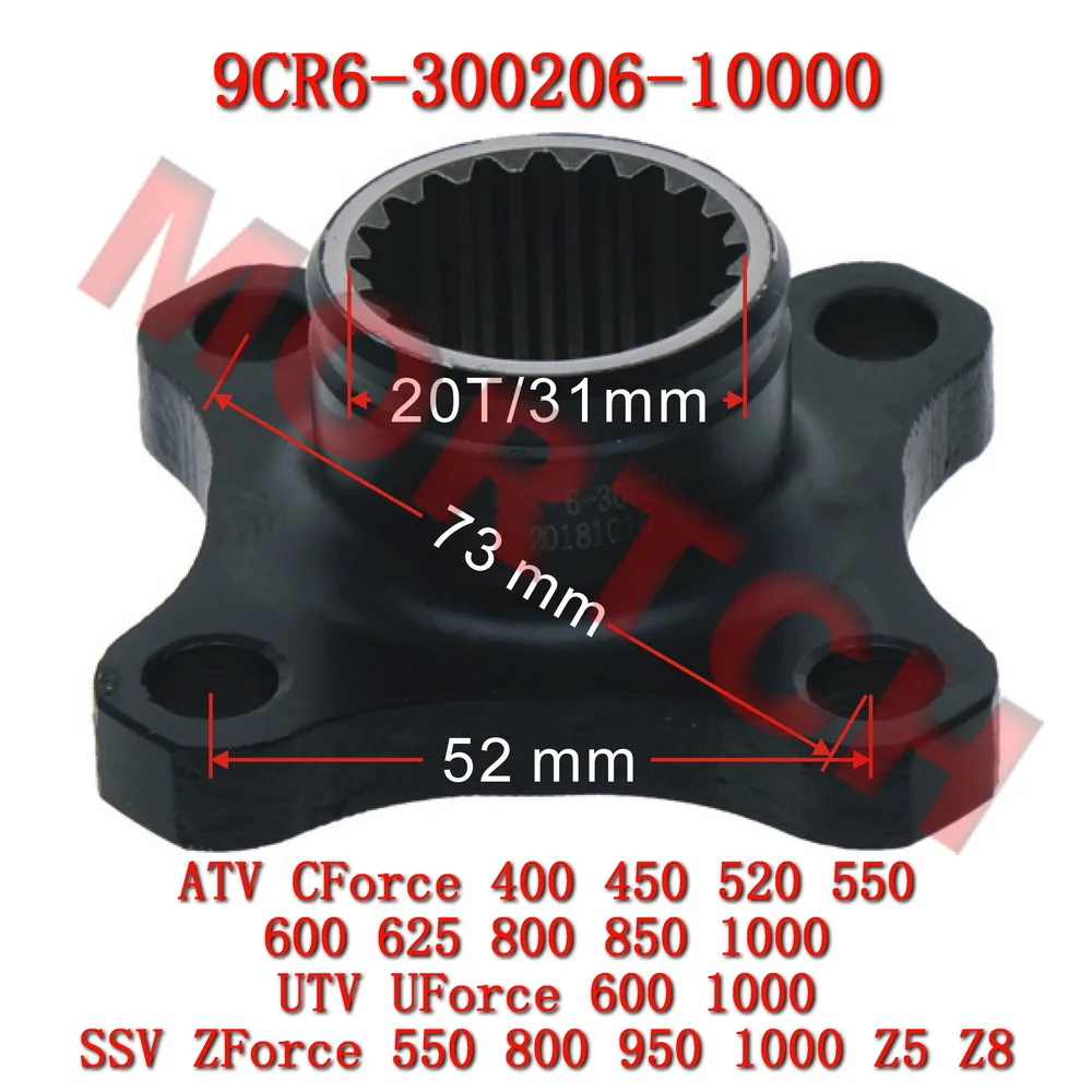 Original Hinterradantriebsbuchse für CF Moto CForce 1000 450 520 550 500 600 625 800 850 950 ATV UTV SSV Teil 9CR6-300206-10000 – Detail 1