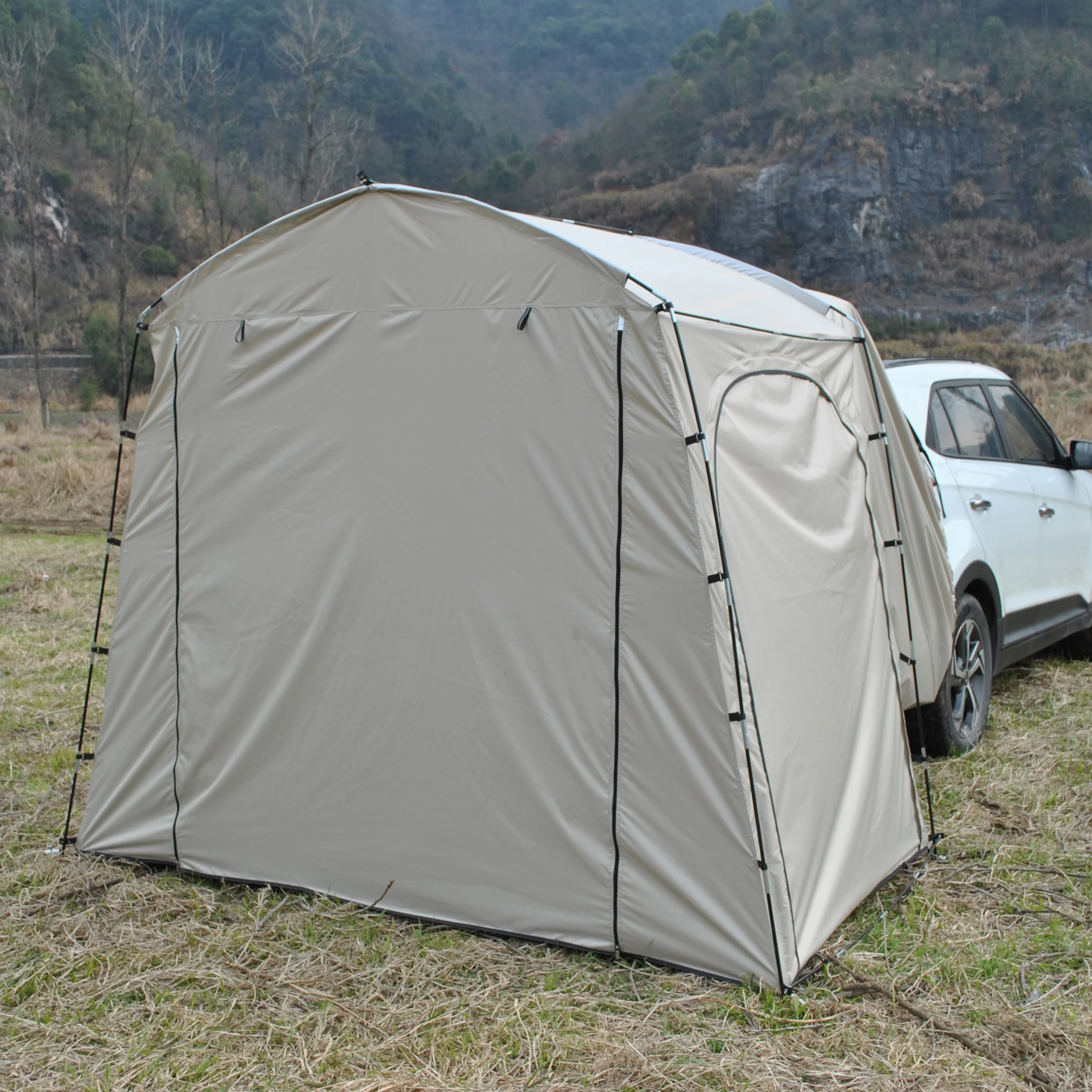 Waterproof car tent with awning, Tailgate Shade Awning Tent,Vehicle SUV Tent,single tent,tourist tent,travel,Camping supplies