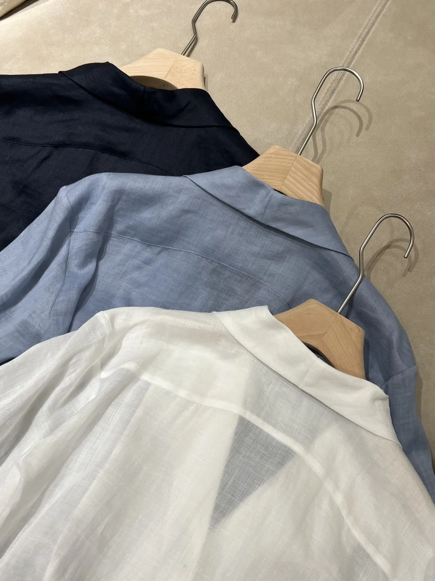 

Loose-Fitting Short-Sleeved Collared Shirt With Knotted Design For A Slimming Effect, Women'S Top