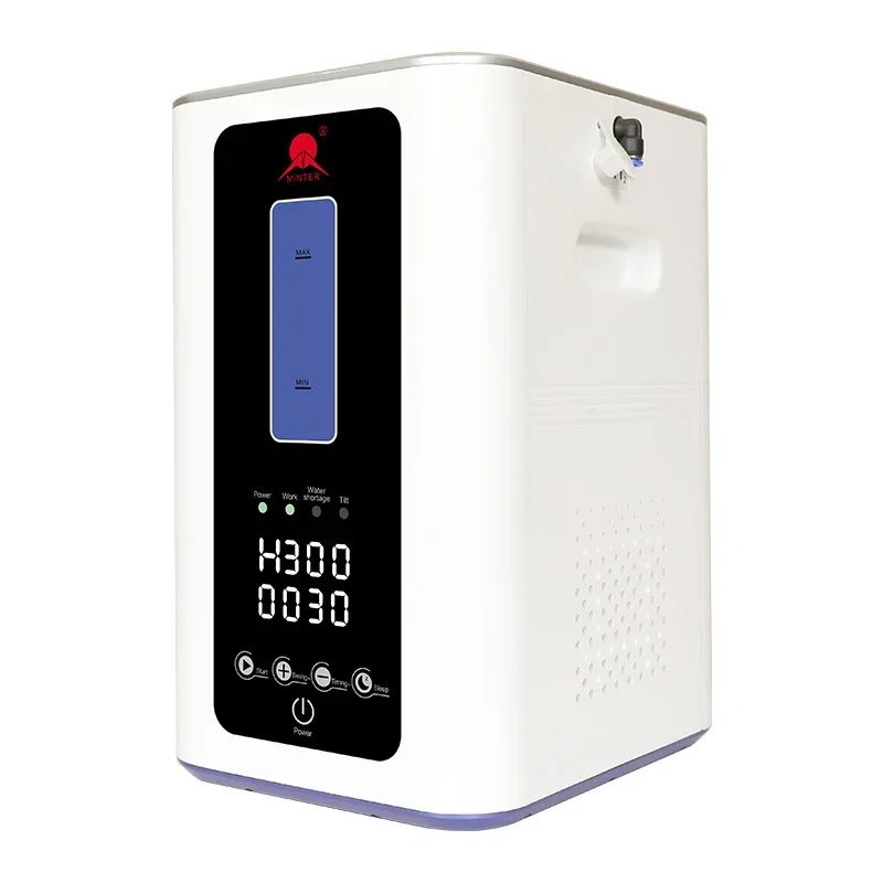 600ml 900ml Hydrogen  Inhalation 900ml Hydrogen Water Generator Maker High Flow Hydrogen Breathing Machine For People healthy