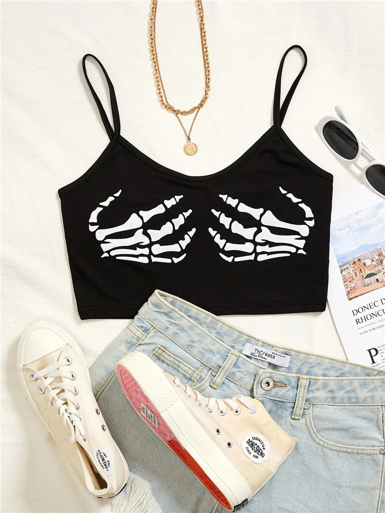 Emo Emo Style Reborn: Why This Skull Print Tank Top Became My Go-To for Summer Nights Out
