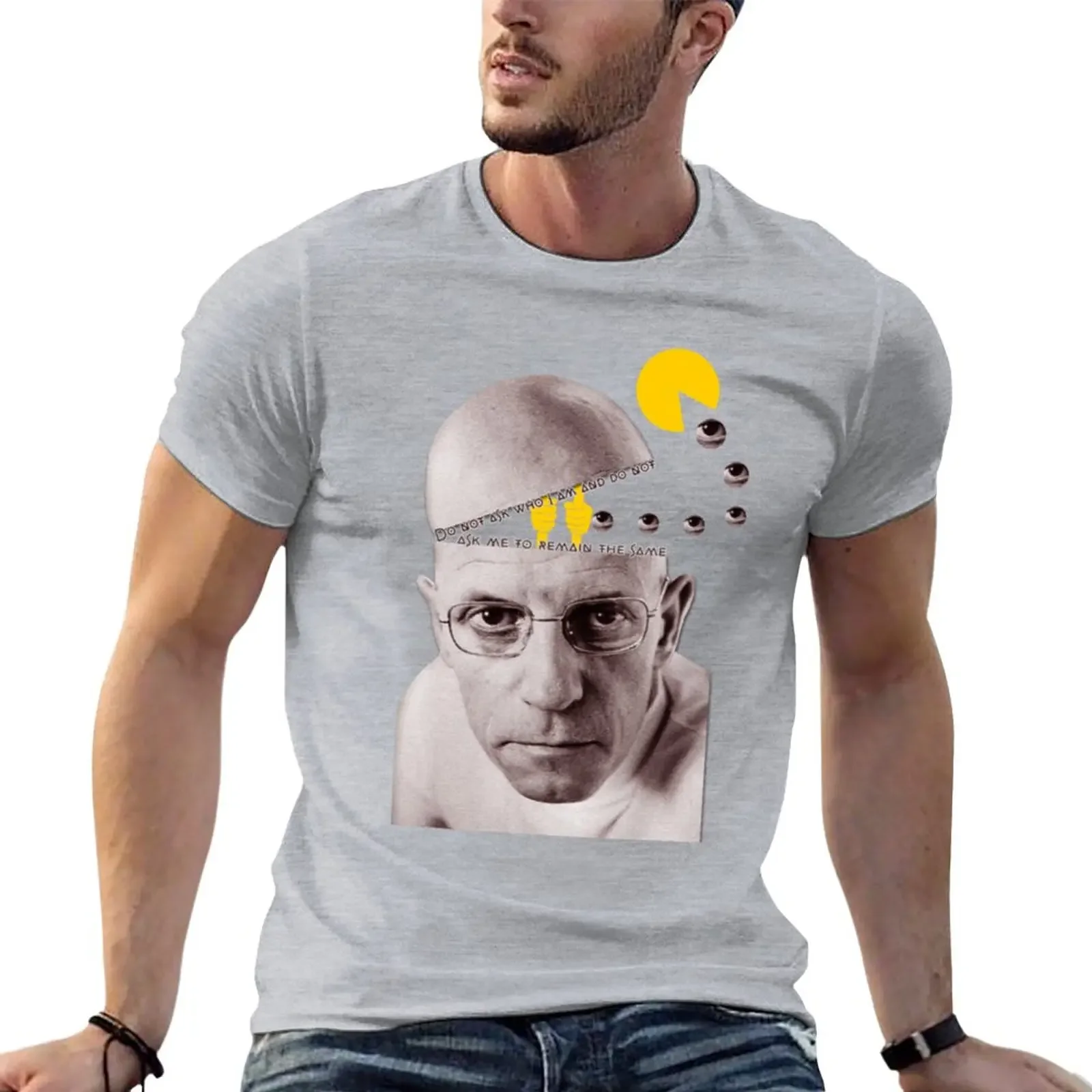 

Michel Foucault T-Shirt anime clothes funnys designer t shirt men