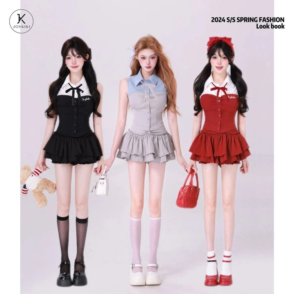 nuevo-conjunto-de-vestido-estilo-colegial-coreano-para-mujer-conjunto-de-dos-piezas-con-falda-plisada-estilo-colegial