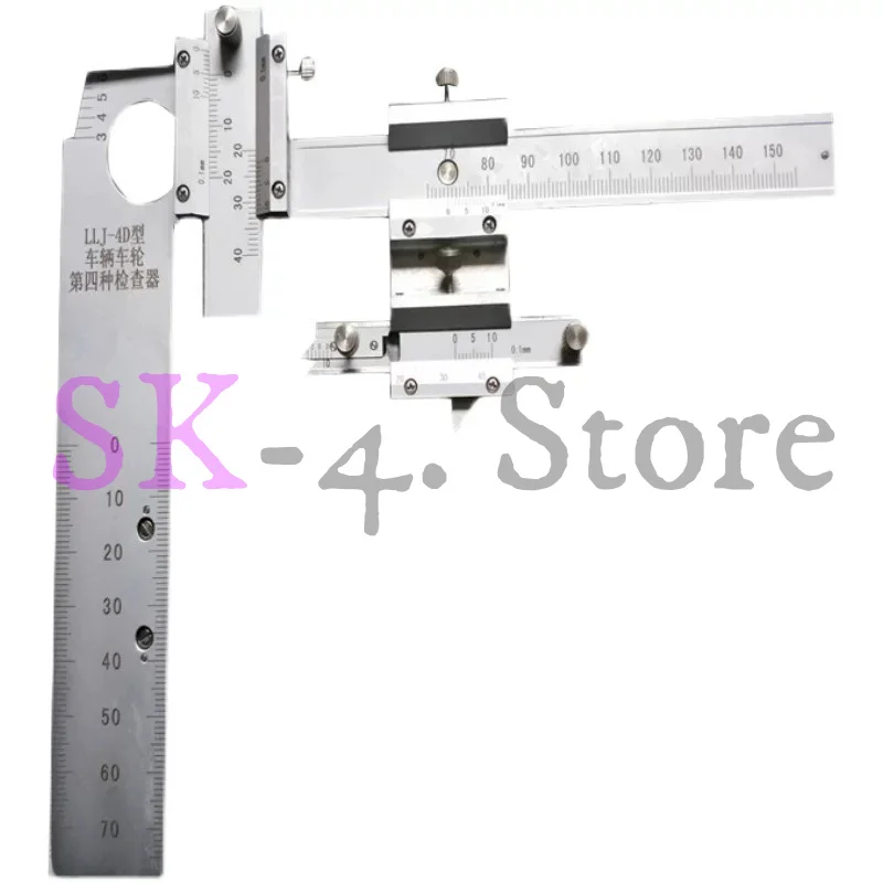 Suitable for LLJ-4D vehicle wheel fourth inspector detection tool measurement tool instrument tread circumferential wear