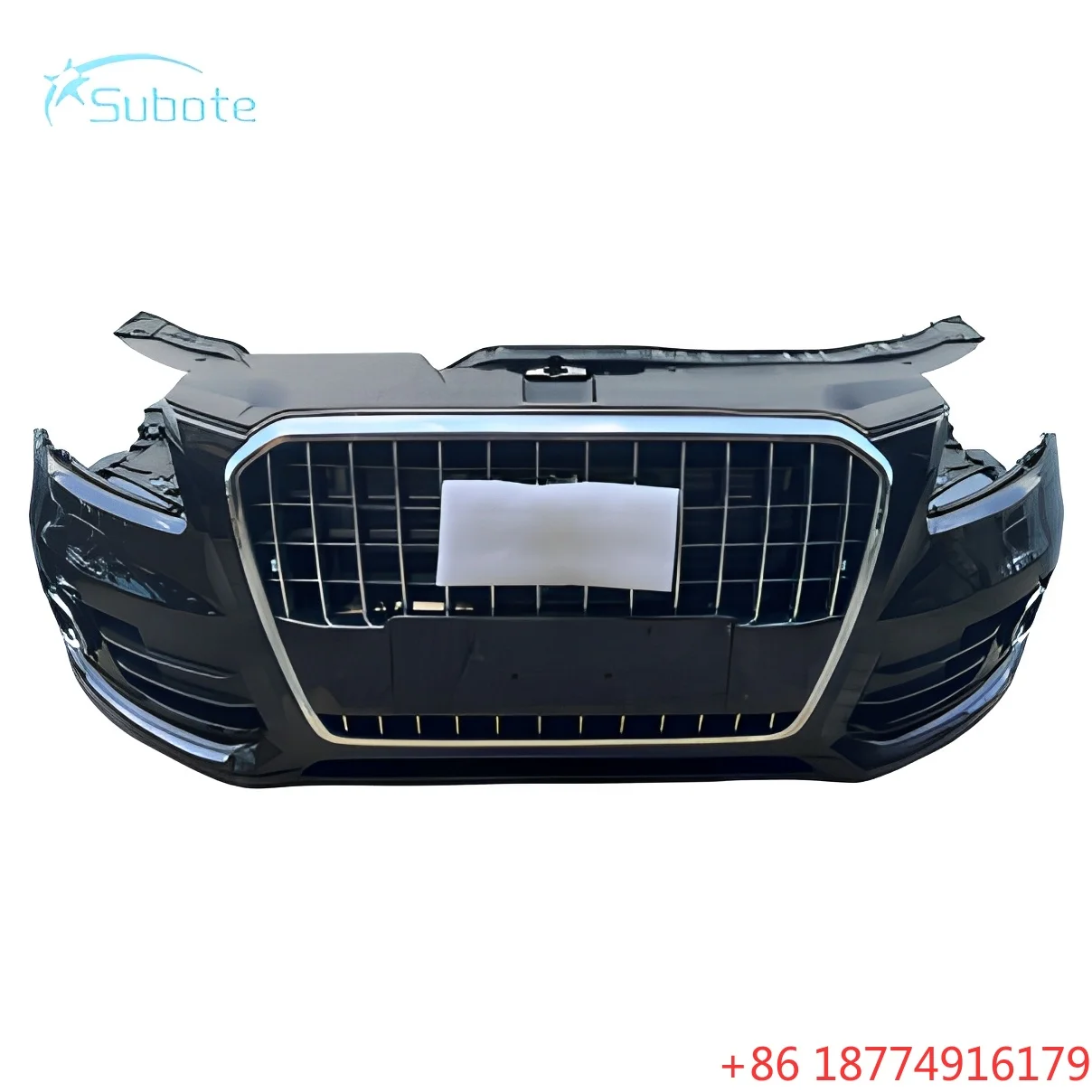 

Front Bumper Assembly for Q5 2016-2024 Includes Grille Radiator Fan and Parking Induction Front Lip Kit