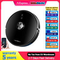 Liectroux X6 LDS Robot Vacuum Cleaner And Mop,Laser Lidar Navigation,Wet & Dry Combo,6500Pa Suction,Multi-Floor Map,Carpet Boost