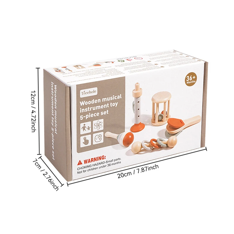 Instrumentos musicais do bebê montessori brinquedos de madeira, conjunto de xilofone de percussão para crianças, presentes educacionais pré-escolares