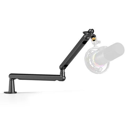 Suporte de braço de lança ajustável de baixo perfil de metal premium FIFINE com construção robusta, gerenciamento de cabos para microfones - BM88