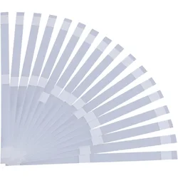 20Pcs 15mm/10mm Wide Thermal Glue Strips for Books Repair Bookbinding Mesh Backing EVA Hot Melt Adhesive Three Point