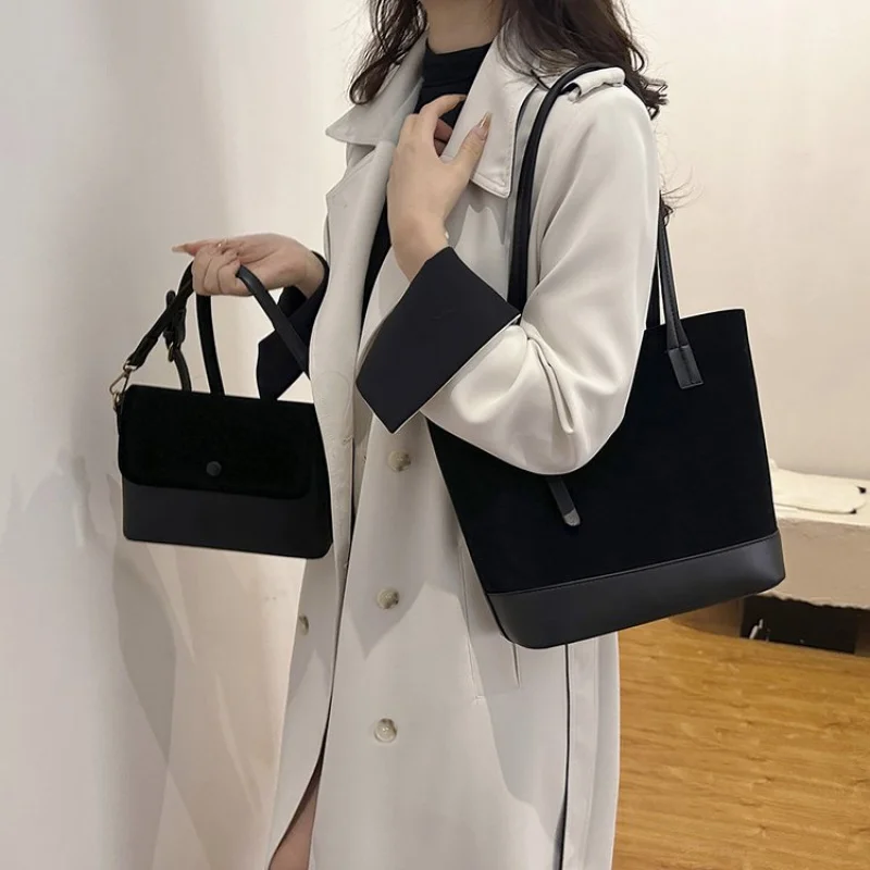 우아한 가죽 여성용 숄더백 하이 엔드 럭셔리 브랜드 패셔너블 클래식 파리 절묘한 스티치 빈티지 가방 ​