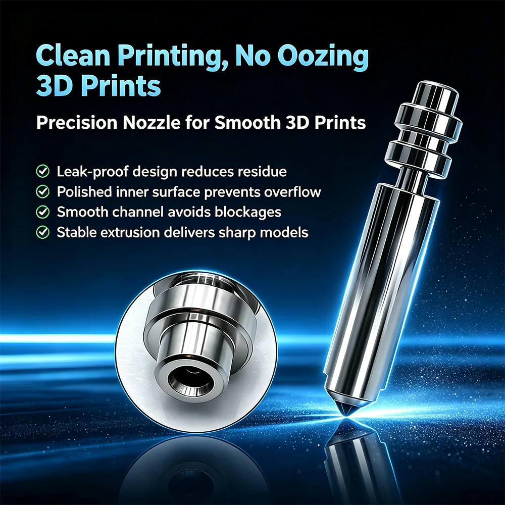 4 PCS Kobra 4 Kobra X Nozzle Kit for Anycubic 3D Printer 0.2 0.4 0.6 0.8mm Hardened Steel Tip with Silicone Socks Nozzle Wiper