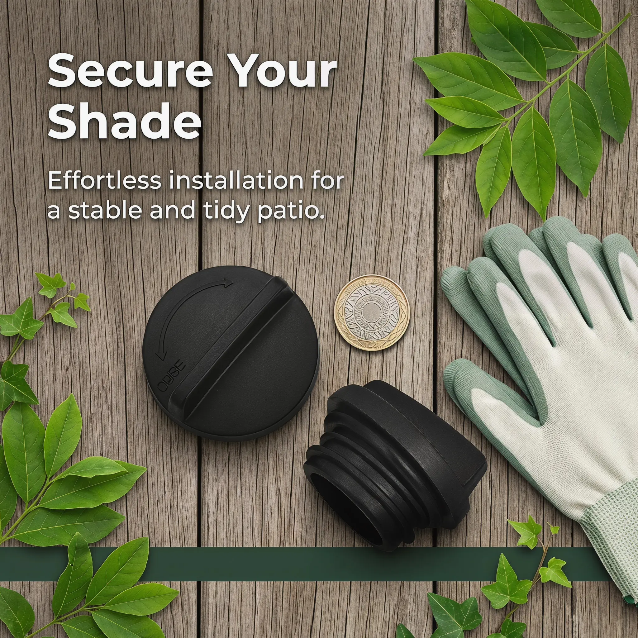 2Pcs Patio Umbrella Base Lid 3Cm Drainage Hole Cover Outdoor Waterproof Uv Resistant Protector Umbrella Hole Ring Plug