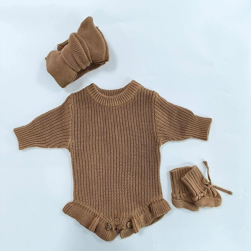 Immagine 5: Set personalizzato per neonati, tuta ricamata, felpa personalizzata, 3 pezzi, abbigliamento alla moda per neonati, maschietti e femminucce, tutine, calzini colorati con fiocchi