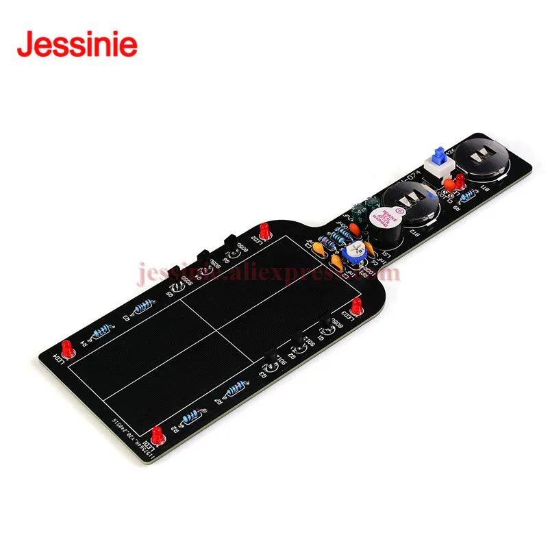 DIY Metal Detector Electronic Kit Handheld Metal Detector Circuit Board Component Soldering Project Practice Weld Training Kit