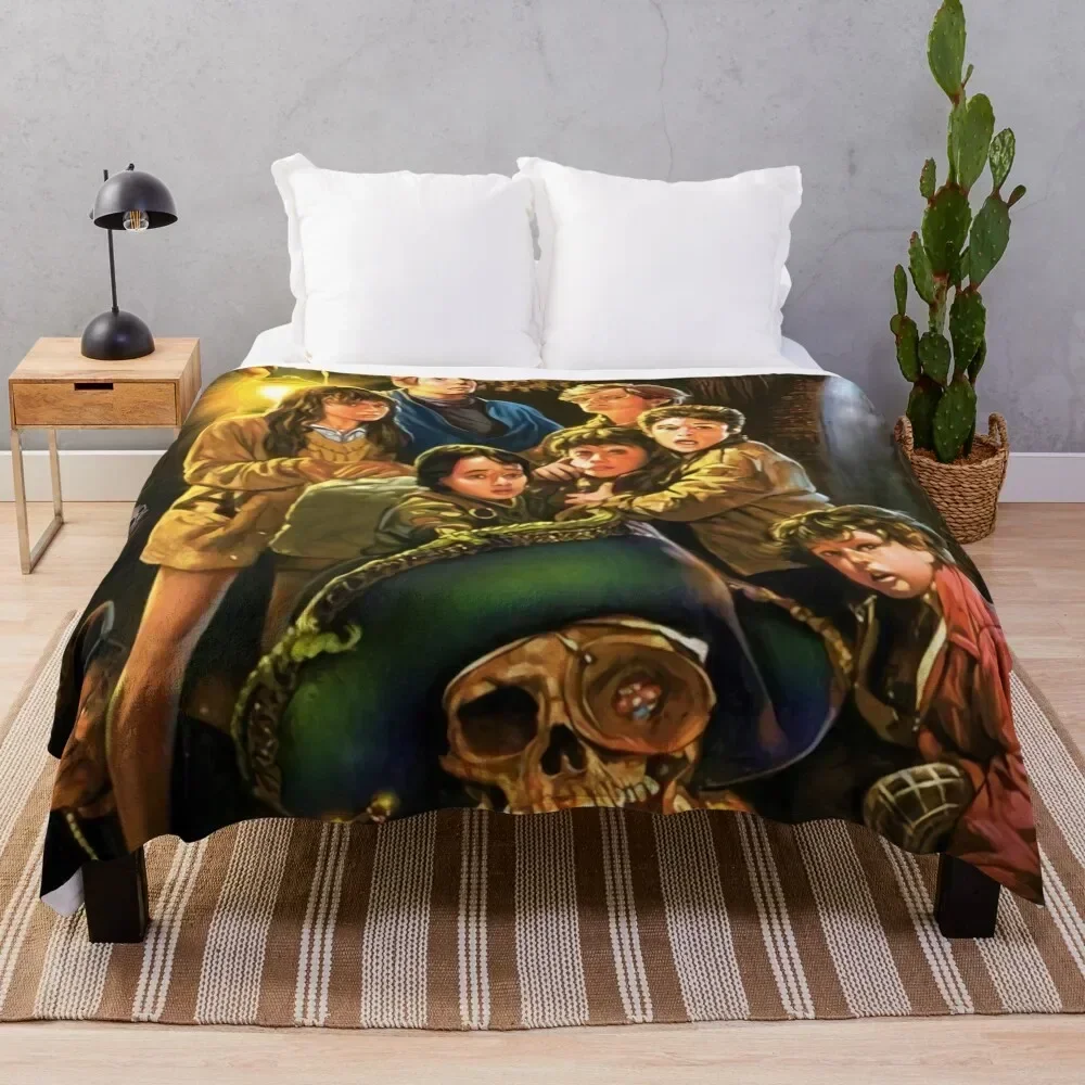 

the goonies Throw Blanket Color Fast Cozy Throw Blanket