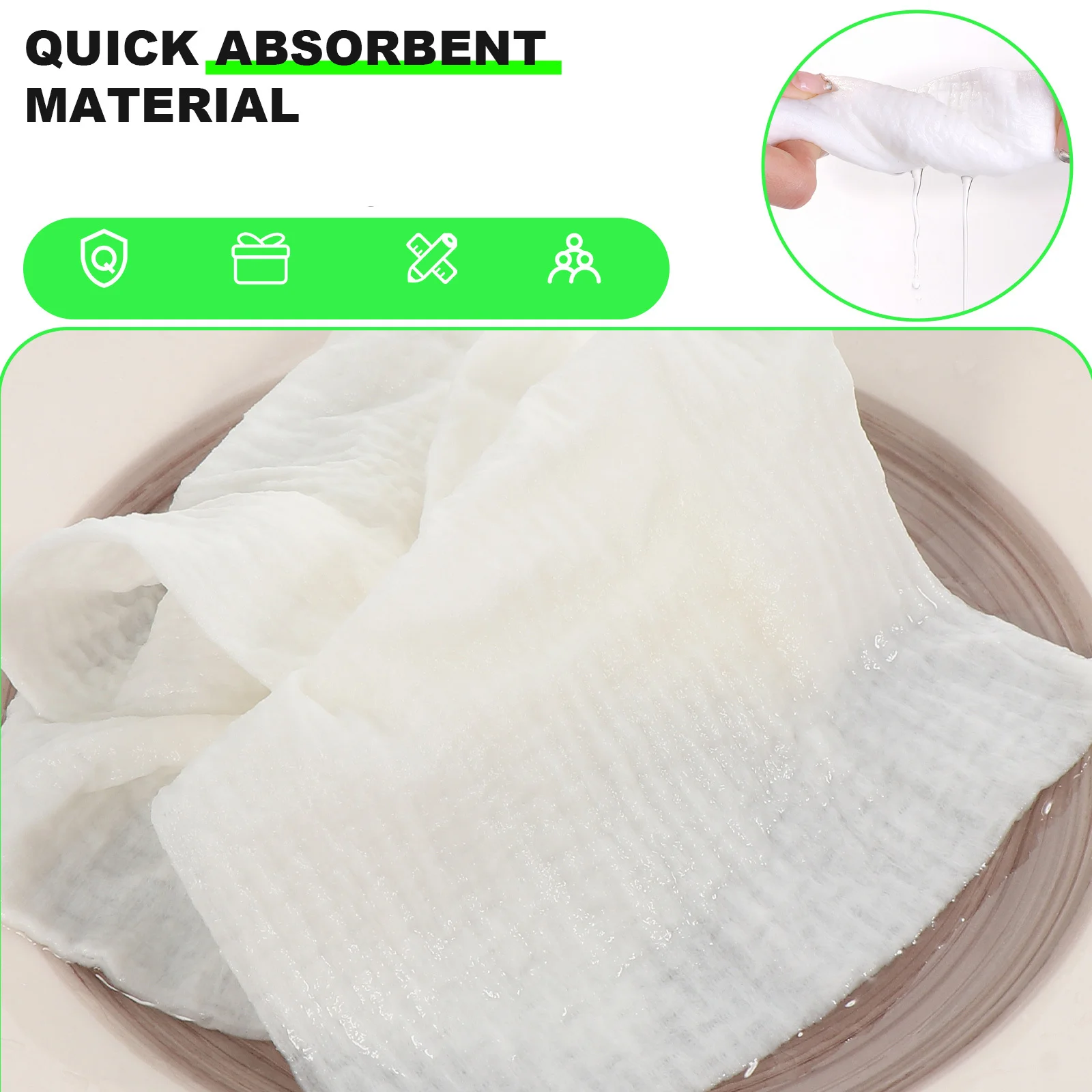12Pcs Compressed Disposable Towels Eco-Friendly Pure Cotton Travel Sports Household Use Water Absorbent Portable