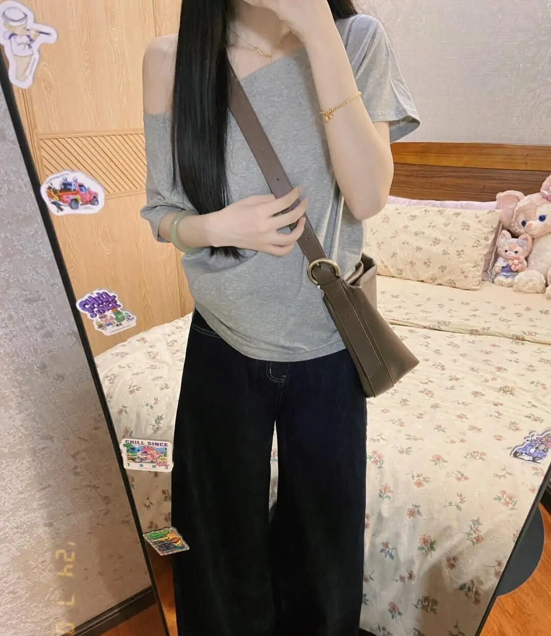 

Off Shoulder T-Shirt Baggy Y2K Womens Summer Quick Dry Ruffle Sleeve French For Date Night Feminine Gift Chic Trim Floral Lace