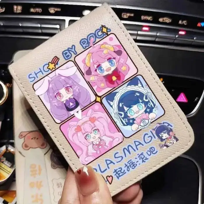 

SHOW BY ROCK Fashion Wallet PU Purse Card Cash Holder Bag Cosplay Gift B2130 Anime