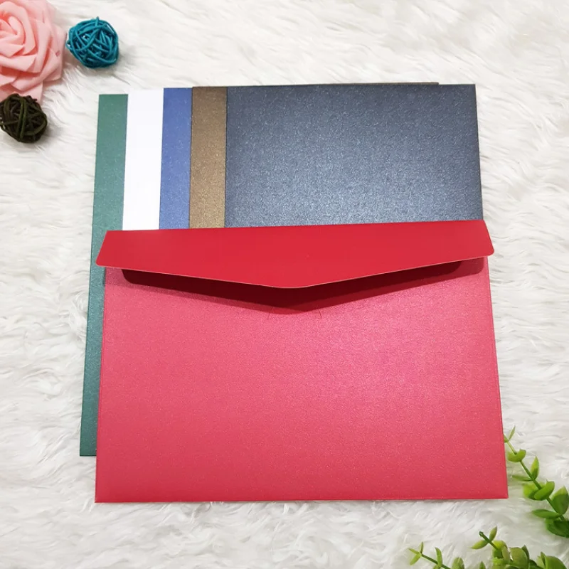 Пользовательский. [Высокая текстура] на складе Конверт в западном стиле Радужный бумажный конверт А5 Конверт-приглашение Письмо Высококачественный бизнес