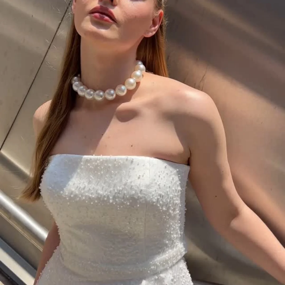 Bella personalizado branco lantejoulas xale robes de soirée sem alças sem costas sem mangas vestidos de festa até o tornozelo vestido de baile 2025