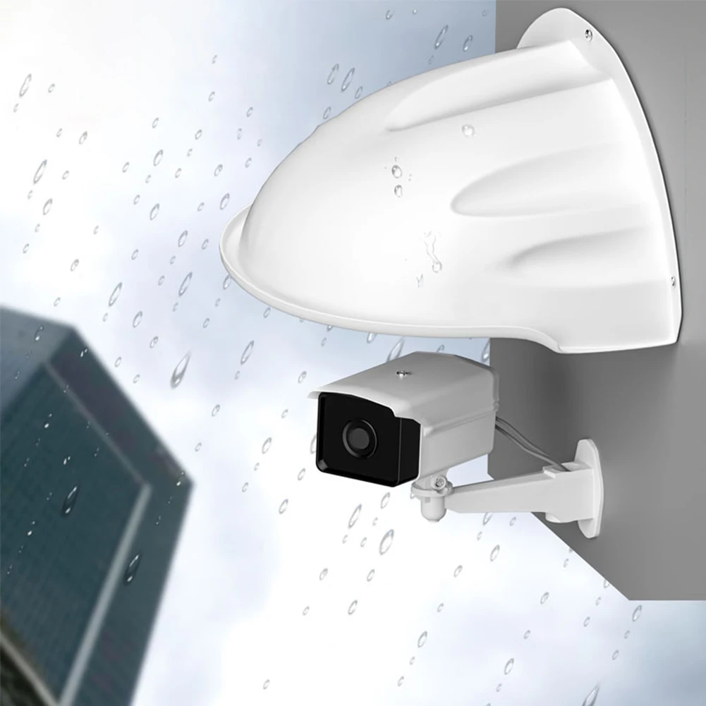 2pcs Security Camera Sun Rain Cover Shield 29x22x14cm Durable= Sun Weatherproof Protective Roof For Dome/Bullet Outdoor Cameras