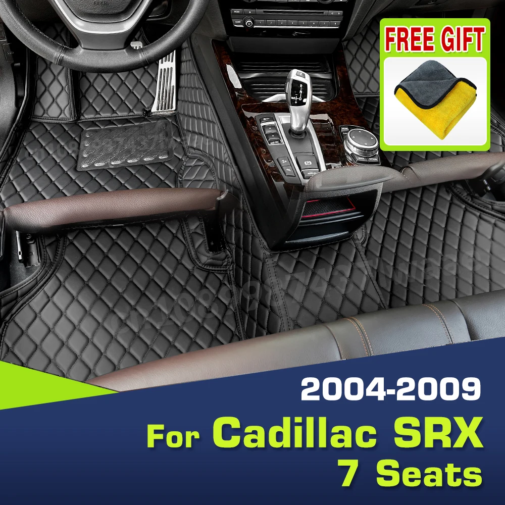 

Автомобильные коврики для Cadillac SRX 7 мест 2004 2005 2006 2007 2008 2009, пользовательские подушечки для ног, ковровый чехол, аксессуары для интерьера