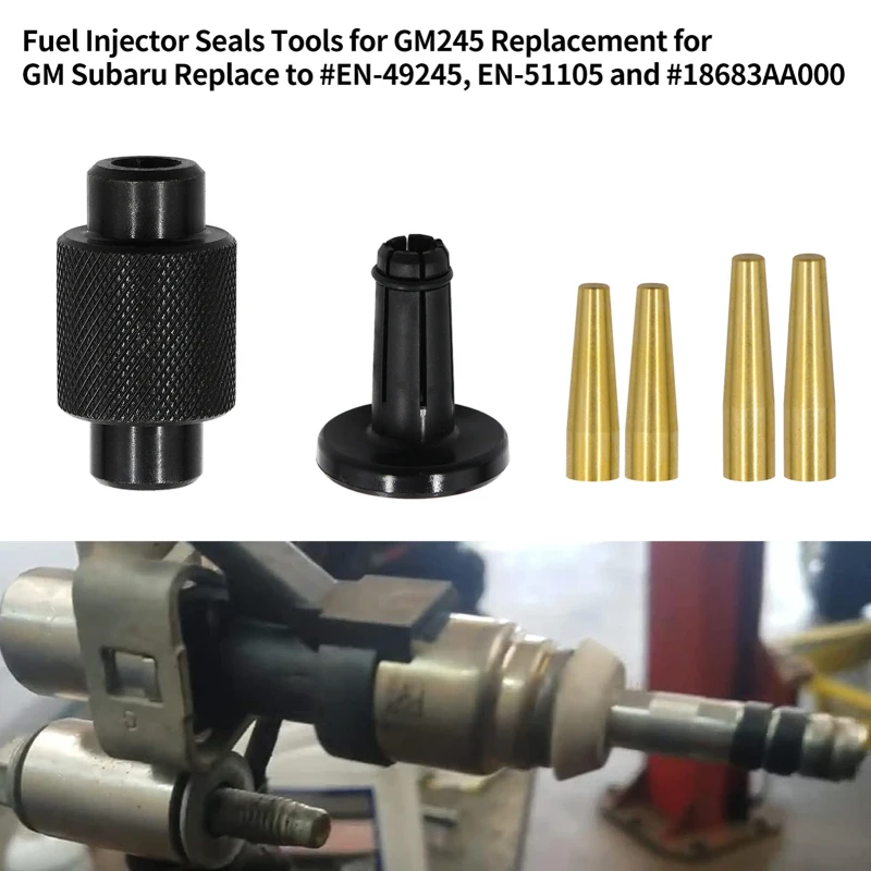 Fuel Injector Seals Tools for GM245 Replacement for GM Subaru Replace to #EN-49245 EN-51105 Fuel Injector Seals Tools