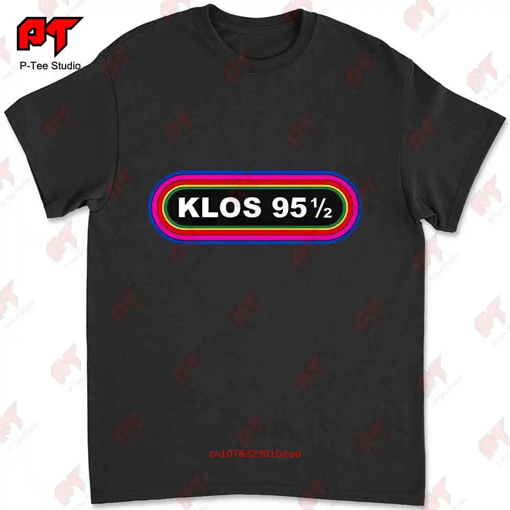 Klos 955 Logo Famous Classic Rock Radio Station 9512 T Shirt AVUS