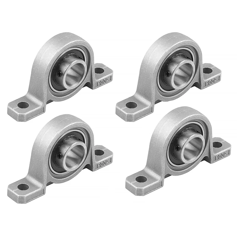 4 Pcs Bearing Housing Flange Bearing 15Mm KP002 Ball Bearing Block Pillow Block Bearing For Spare Parts For 3D Printer