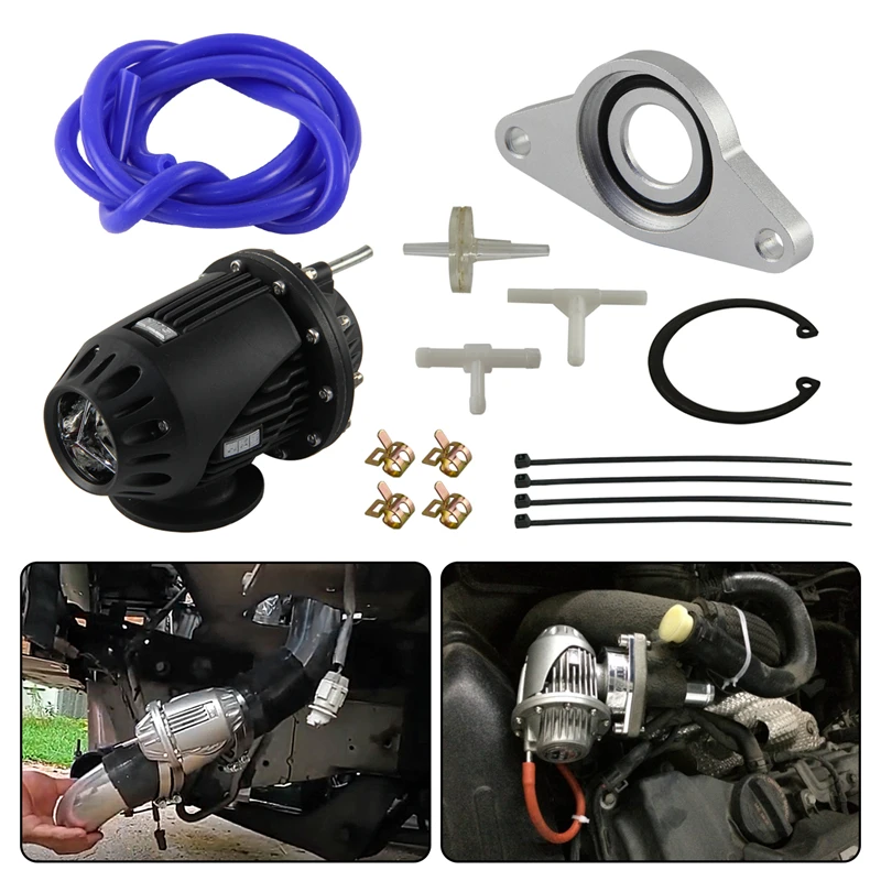 For Subaru Impreza WRX 2002-2007 STI 2002-2014 SSQV SQV Flange Adapter + Blow Off Valve BOV 4