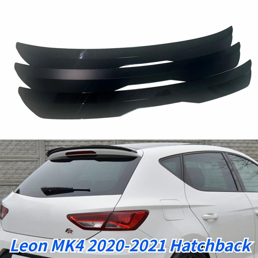 Rear Spoiler For Seat Leon MK4 2020-2021 Hatchback Car Tail Wing Tuning Universal Spoiler Styling Decoration Car Accessories