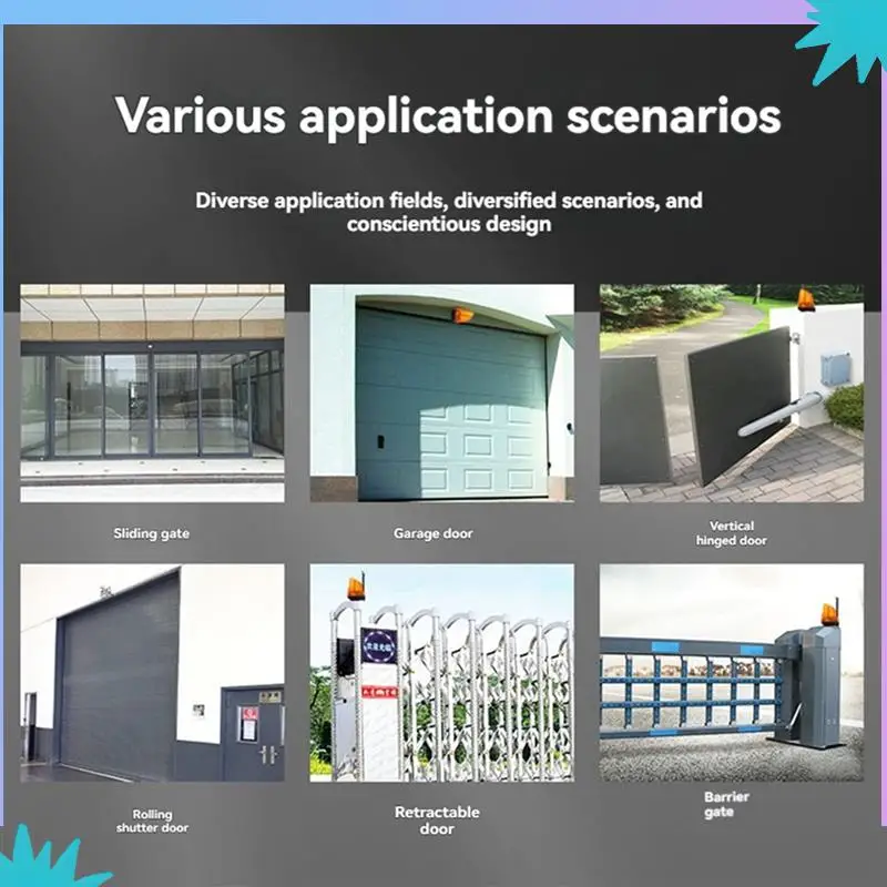 ABZW 2X 12V-220V LED 알람 빛 스트로브 깜박임 비상 경고 램프 자동 게이트 오프너에 대 한 벽 마운트