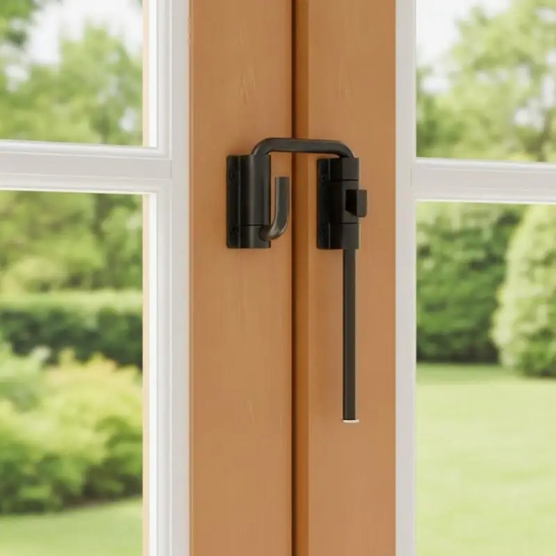 Durable Stainless Steel Door Latch Lock 90/180 Degree Gate Latch Safety Anti-theft Buckle Door Bolts Door Buckle Hardware
