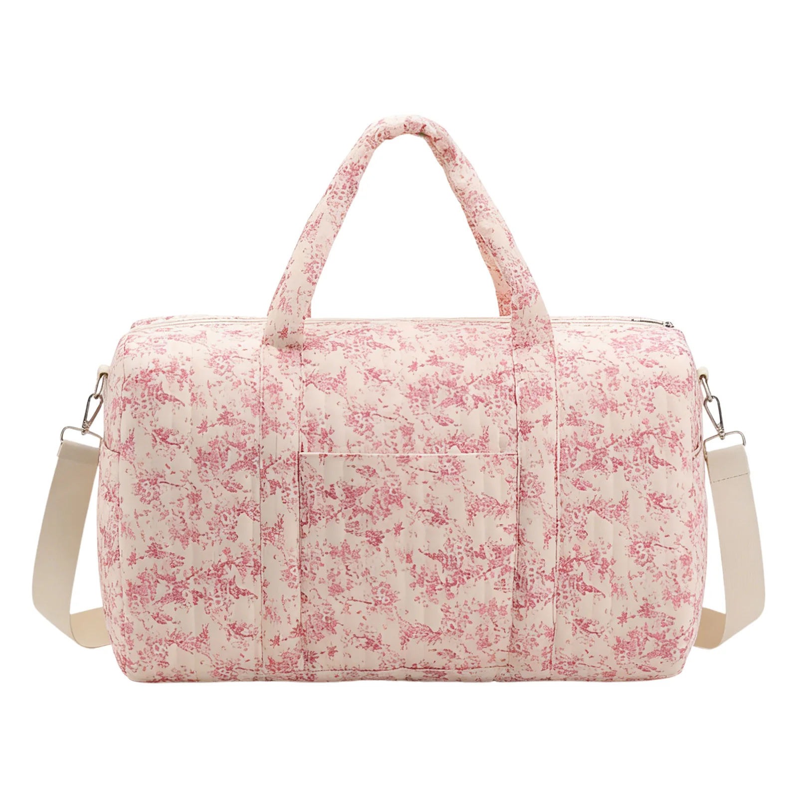 Gesteppte Wickeltasche Aus Baumwolle Für Damen Reisetasche_voghion.com
