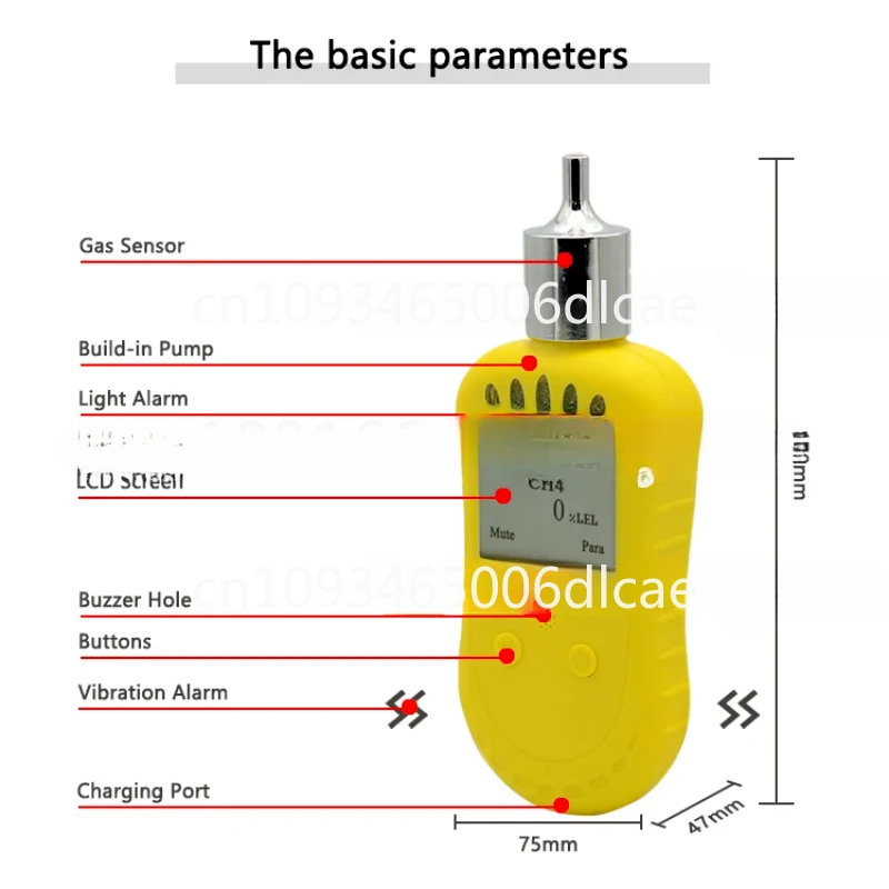 portable pump suction nitrogen gas detector n2 analyzer 70-100%vol high precision